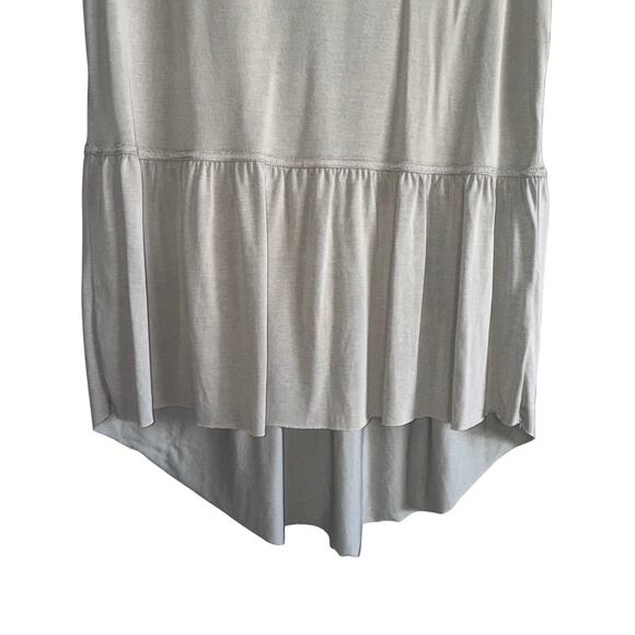 Mote Soft Peplum Hem Short Sleeve Top with Back Tie Size S - Picture 4 of 7